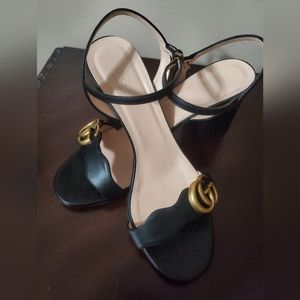 Gucci marmont leather shoes